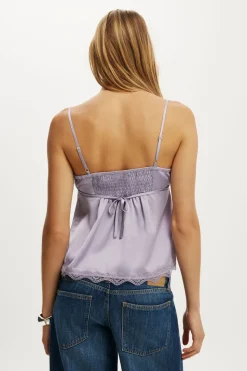 Estelle Satin Lace Cami