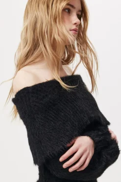 Faux Off Shoulder Sweater Dress