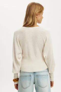 Feather V Knit Top