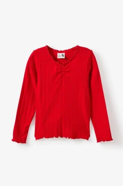 Fitted Essential Long Sleeve Ruched Top