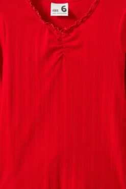 Fitted Essential Long Sleeve Ruched Top