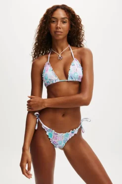 Fixed Tie Side Brazilian Bikini Bottom