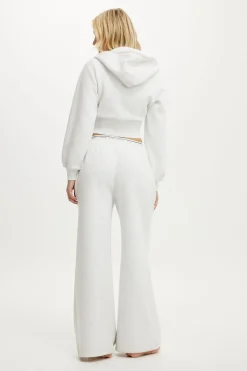 Fleece Wide Leg Sweatpant