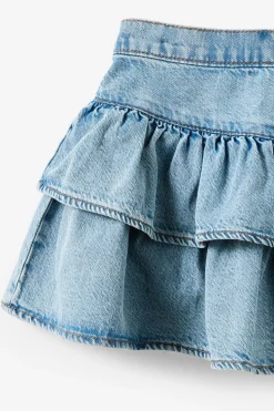 Frill Denim Skirt