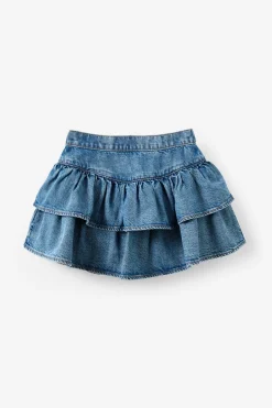 Frill Denim Skirt