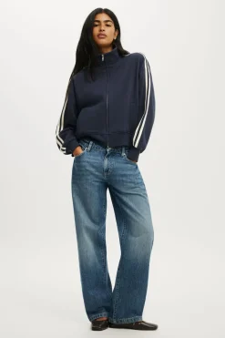 Funnel Neck Fleece Zip Through