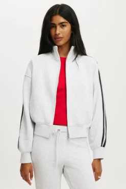 Funnel Neck Fleece Zip Through