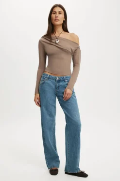 Georgie Off Shoulder Long Sleeve