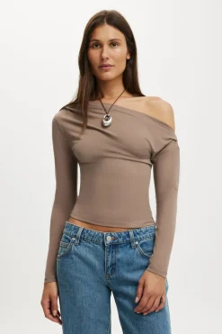 Georgie Off Shoulder Long Sleeve