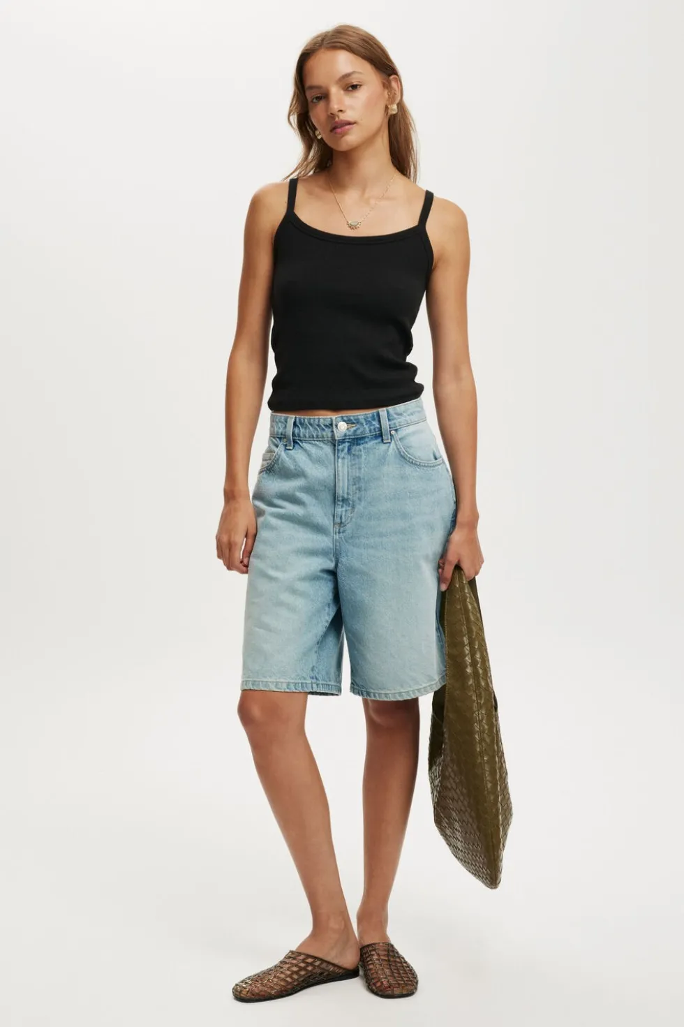 Goldie Rib Scoop Cami