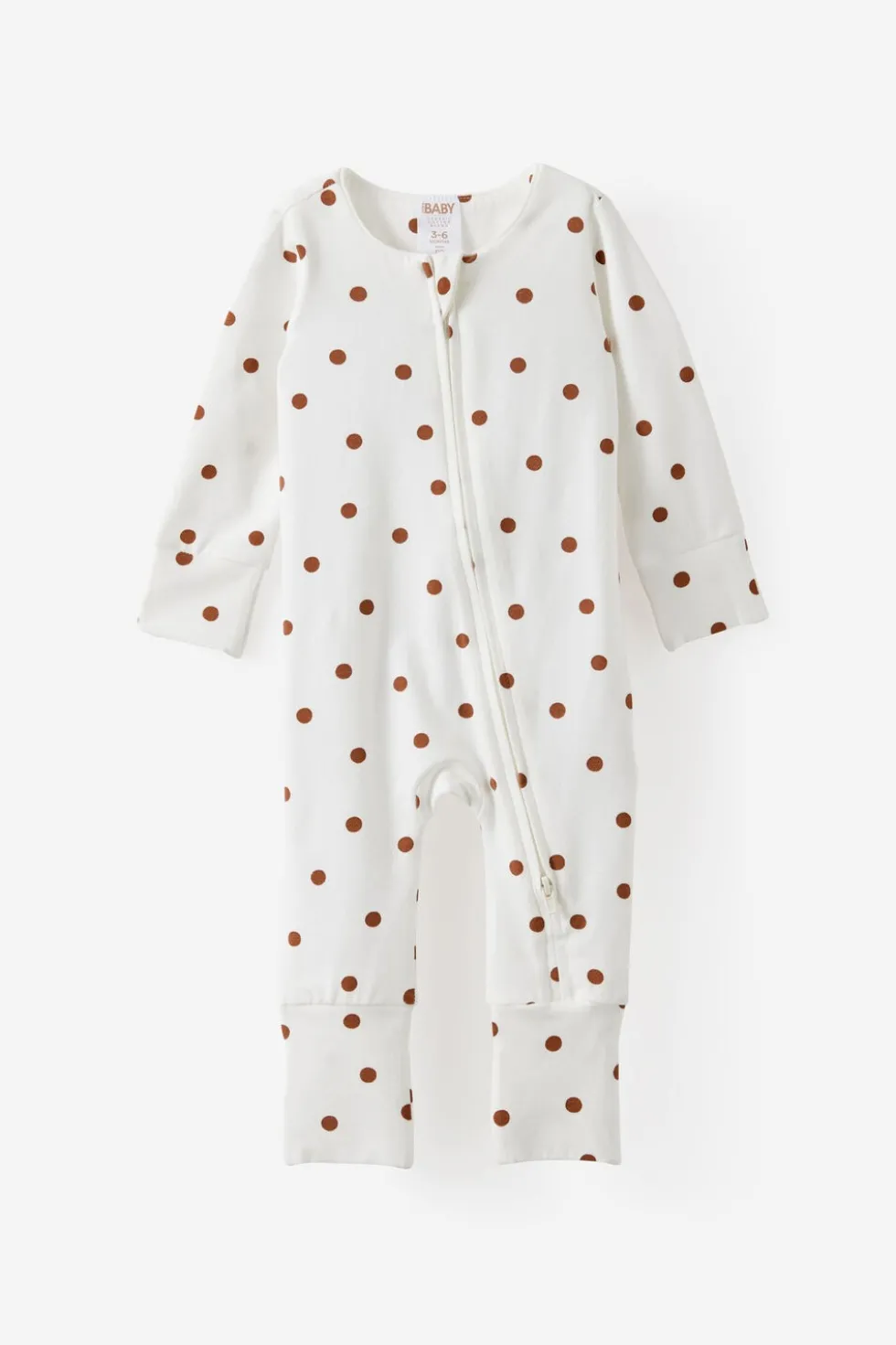 Growie Long Sleeve Zip All In One Romper