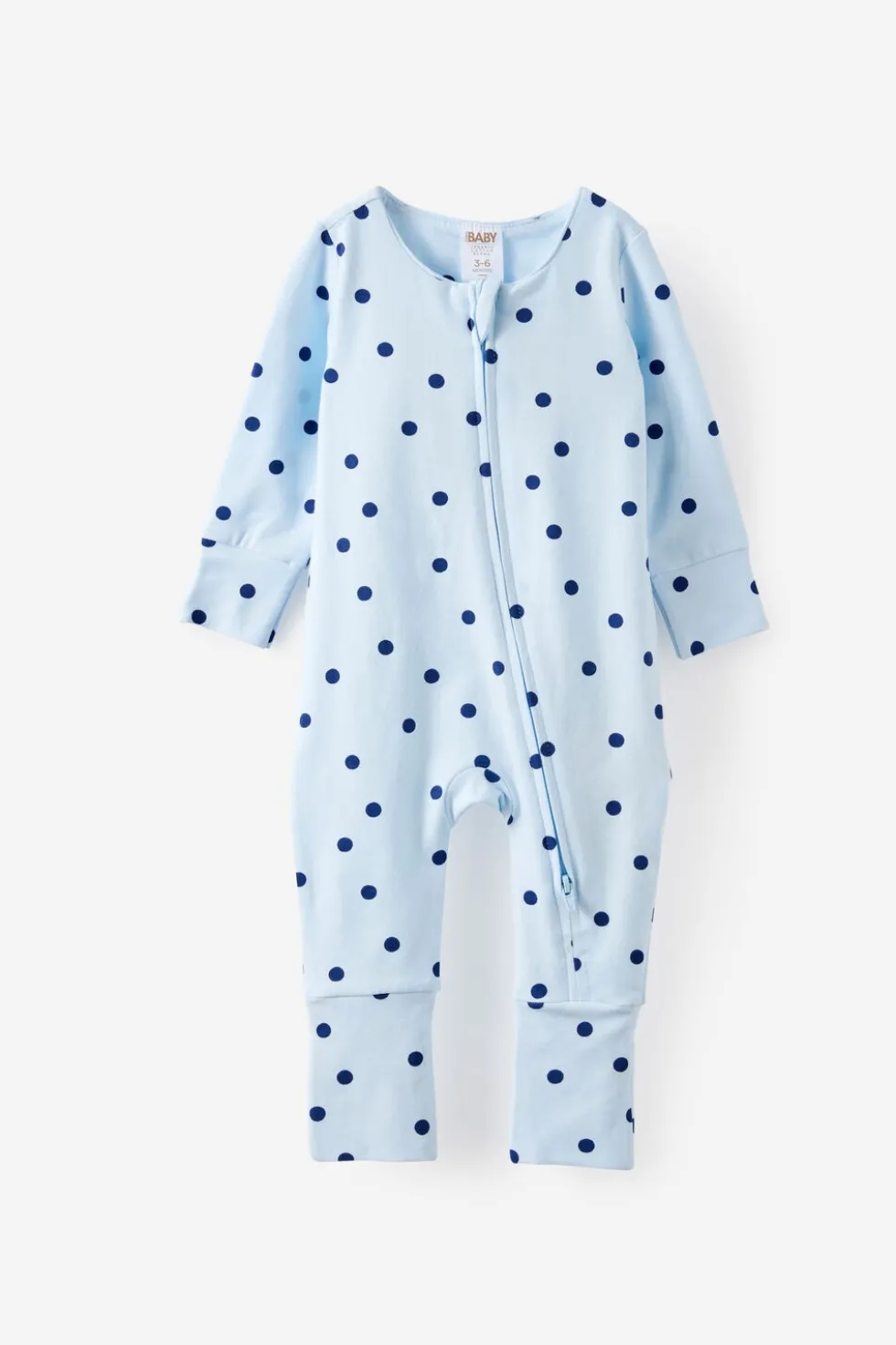 Growie Long Sleeve Zip All In One Romper