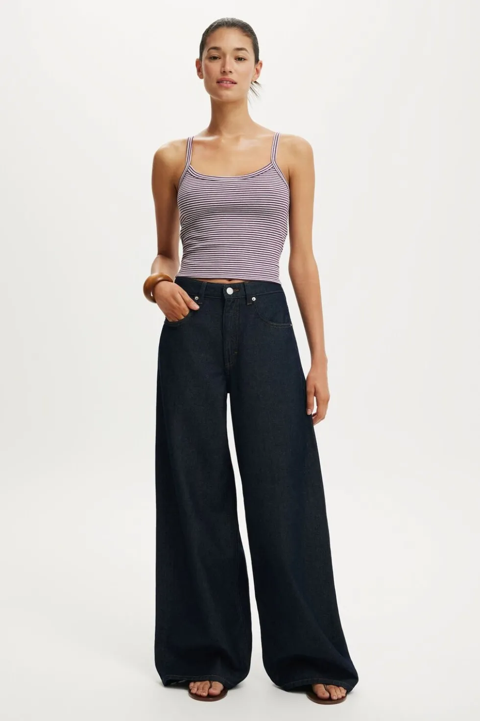 High Rise Wide Jean