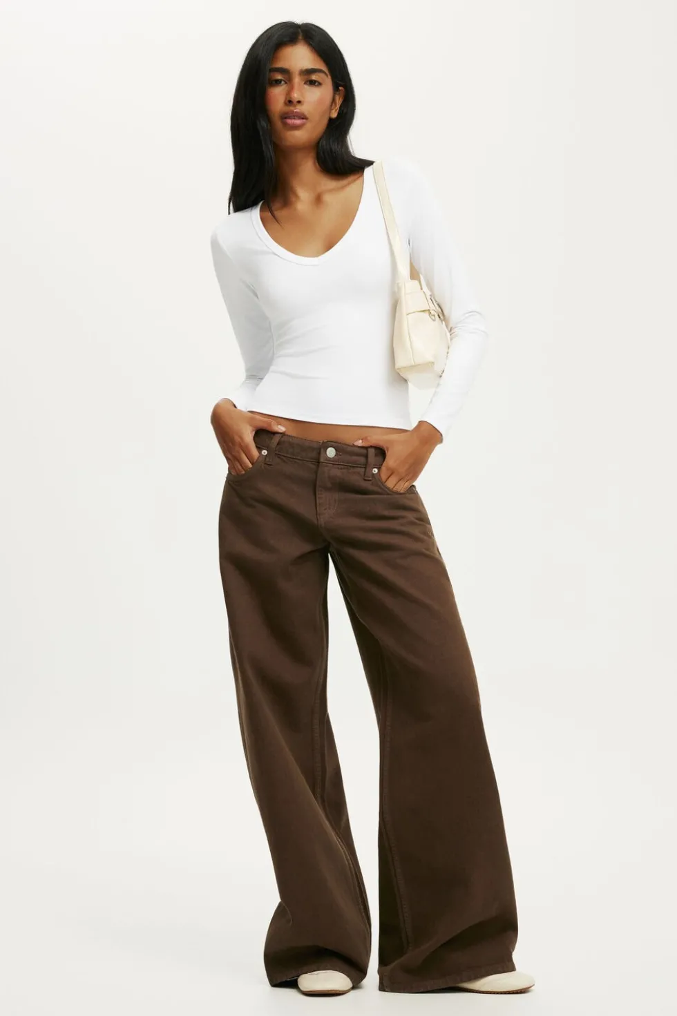 Hold Me V Neck Long Sleeve