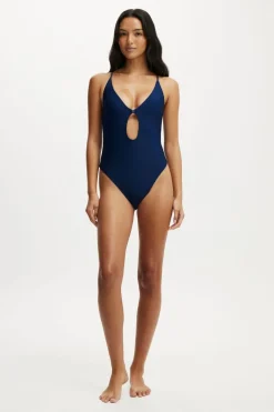Keyhole Strappy One Piece Brazilian