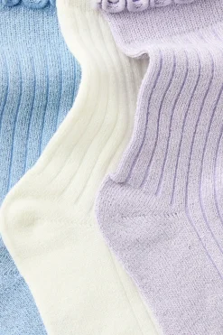 Kids 3Pk Sparkle Socks