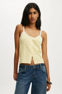 Knit Button Through Cami