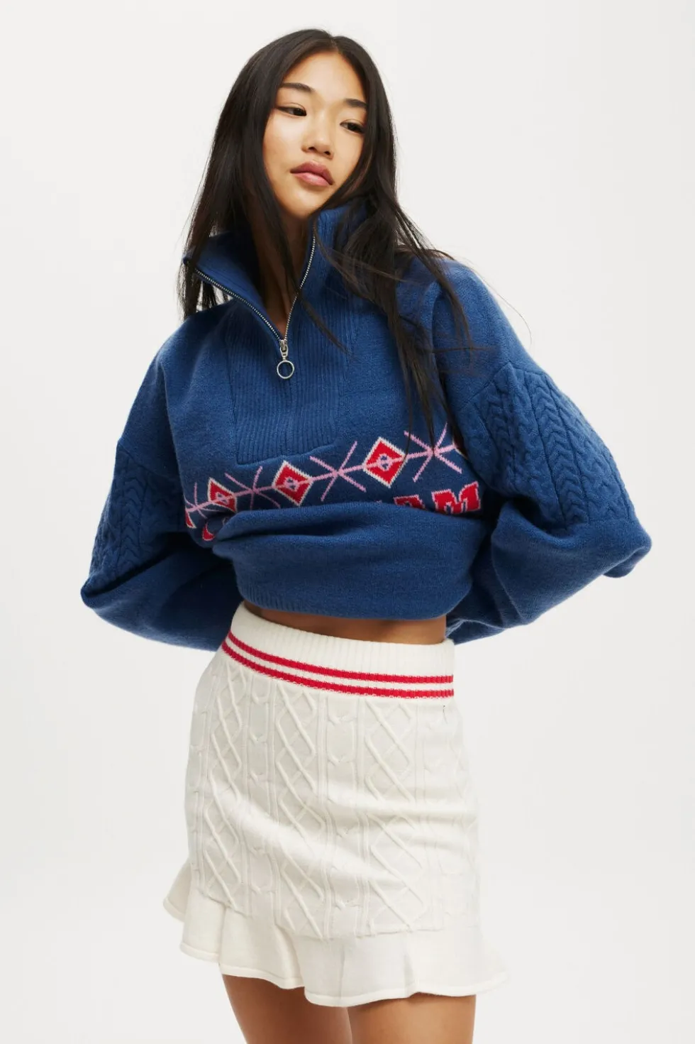 Knit Flippy Skirt