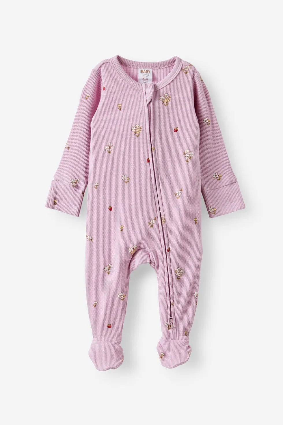 Littlie Organic Long Sleeve Zip All In One Romper