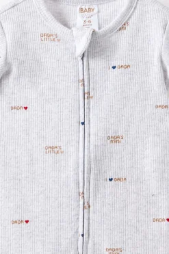Littlie Organic Short Sleeve Zip All In One Romper