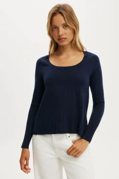 Long Sleeve Babydoll Knit