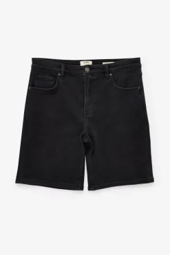 Loose Straight Denim Short