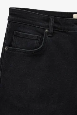 Loose Straight Denim Short