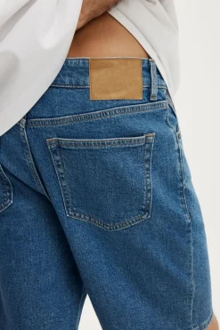 Loose Straight Denim Short