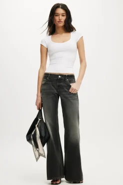 Low Relaxed Flare Jean
