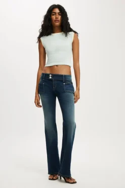 Low Rise Bootcut Jean