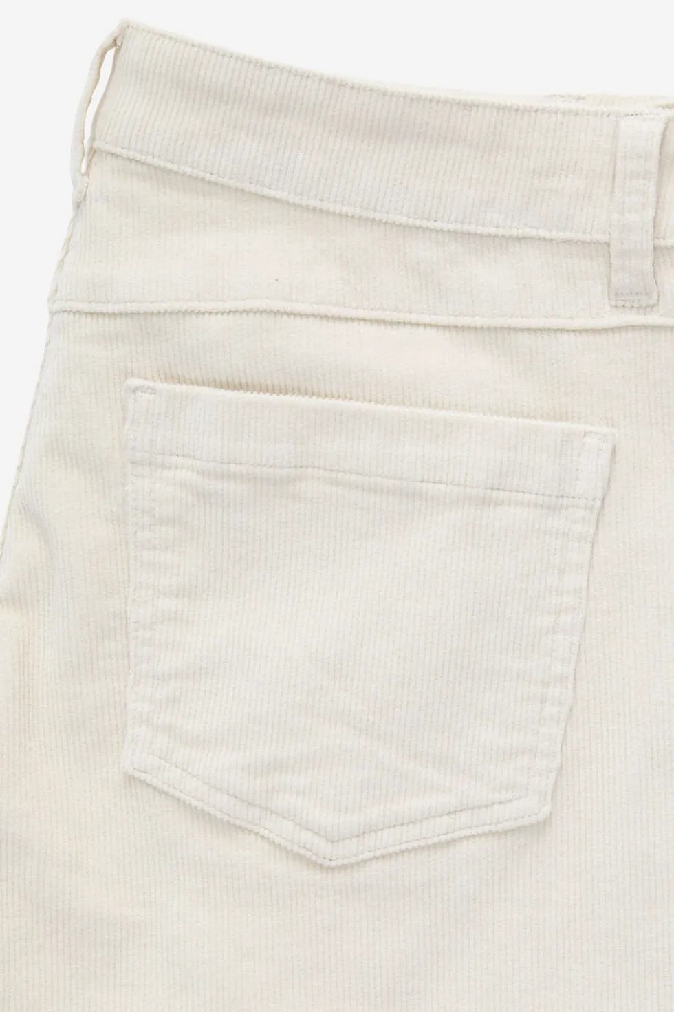 Low Rise Straight Cord Pant