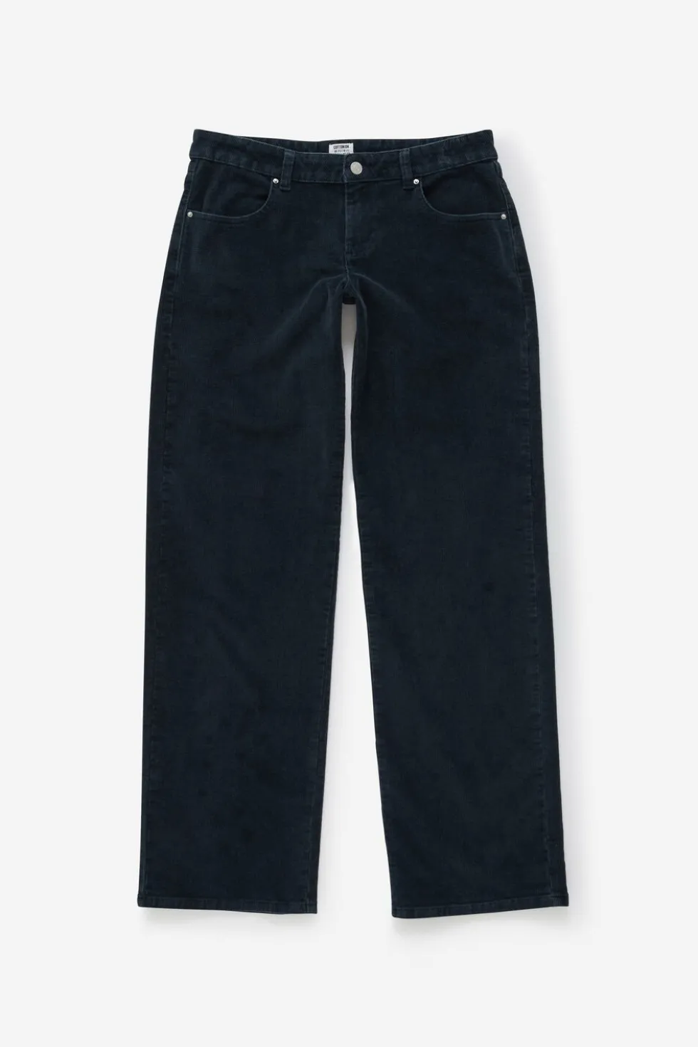 Low Rise Straight Cord Pant