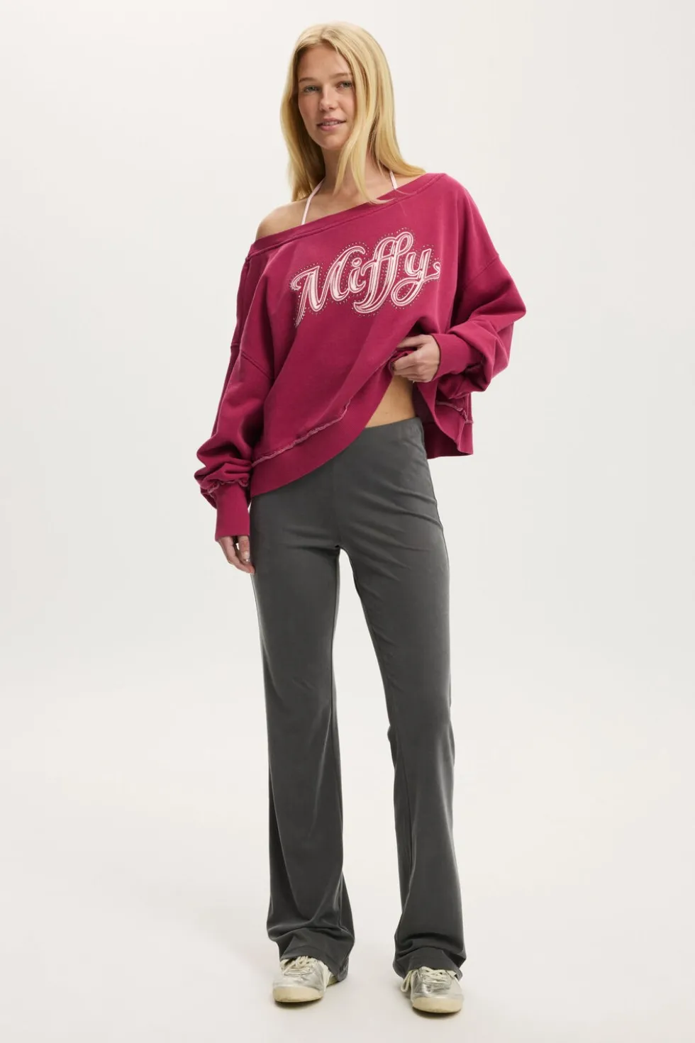 Miffy Off Shoulder Sweatshirt