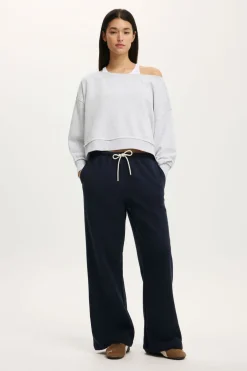 Off Shoulder Sweatshirt
