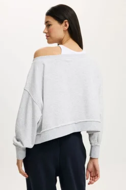 Off Shoulder Sweatshirt
