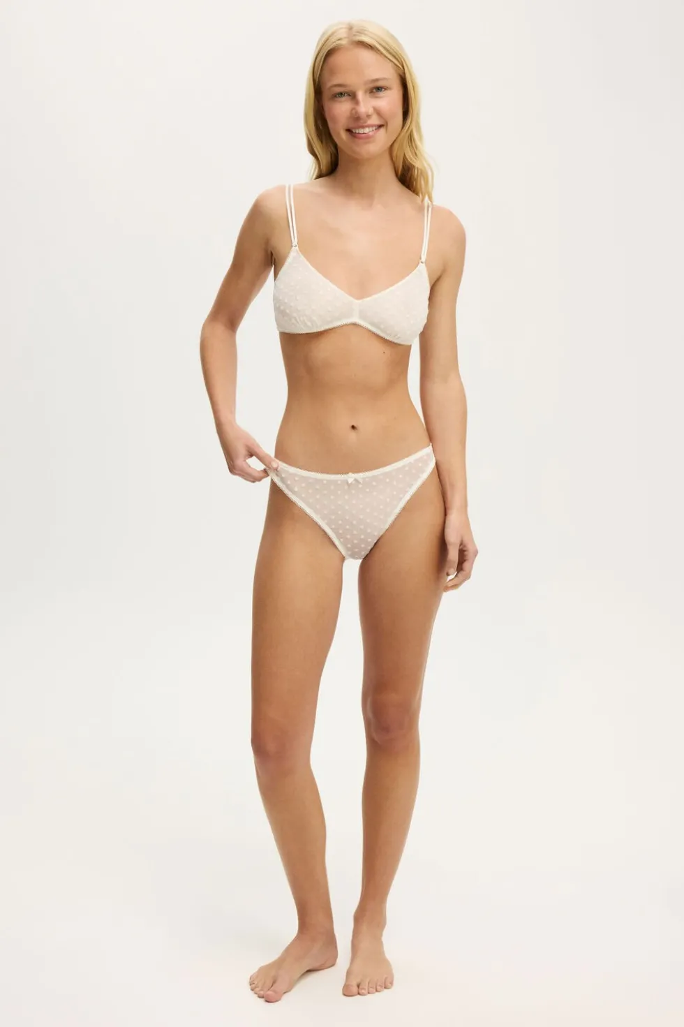 Olivia Mesh Cheeky Brief