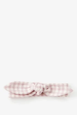 Organic Pointelle Bow Headband