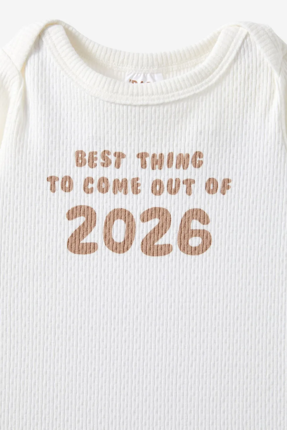 Organic Pointelle Long Sleeve Bubbysuit