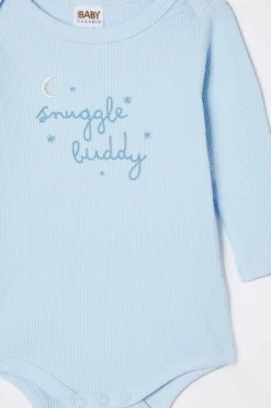 Organic Pointelle Long Sleeve Bubbysuit