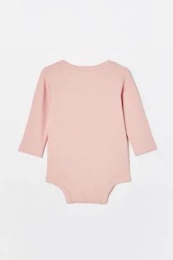 Organic Pointelle Long Sleeve Bubbysuit