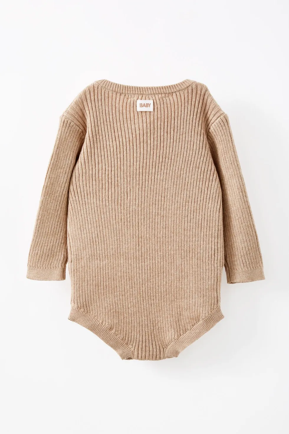 Organic Rib Knit Cross Over Tie Bubbysuit