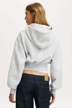 Oversized Zip Through Hoodie