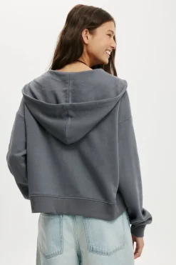 Oversized Zip Through Hoodie