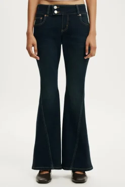 Petite Mid Rise Bootcut Jean