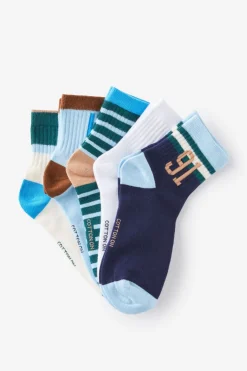 5Pk Quarter Crew Sock