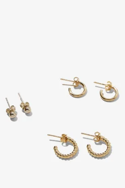 3Pk Small Earring