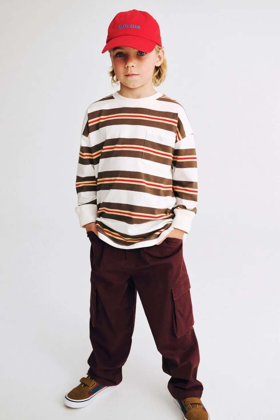 Pleat Front Cargo Pant