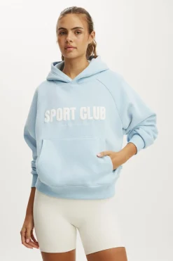 Plush Premium Graphic Raglan Hoodie
