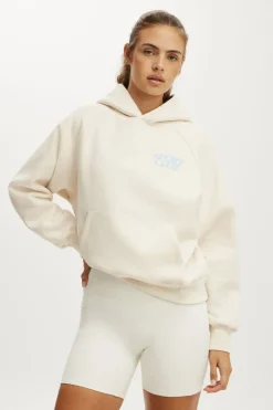 Plush Premium Graphic Raglan Hoodie