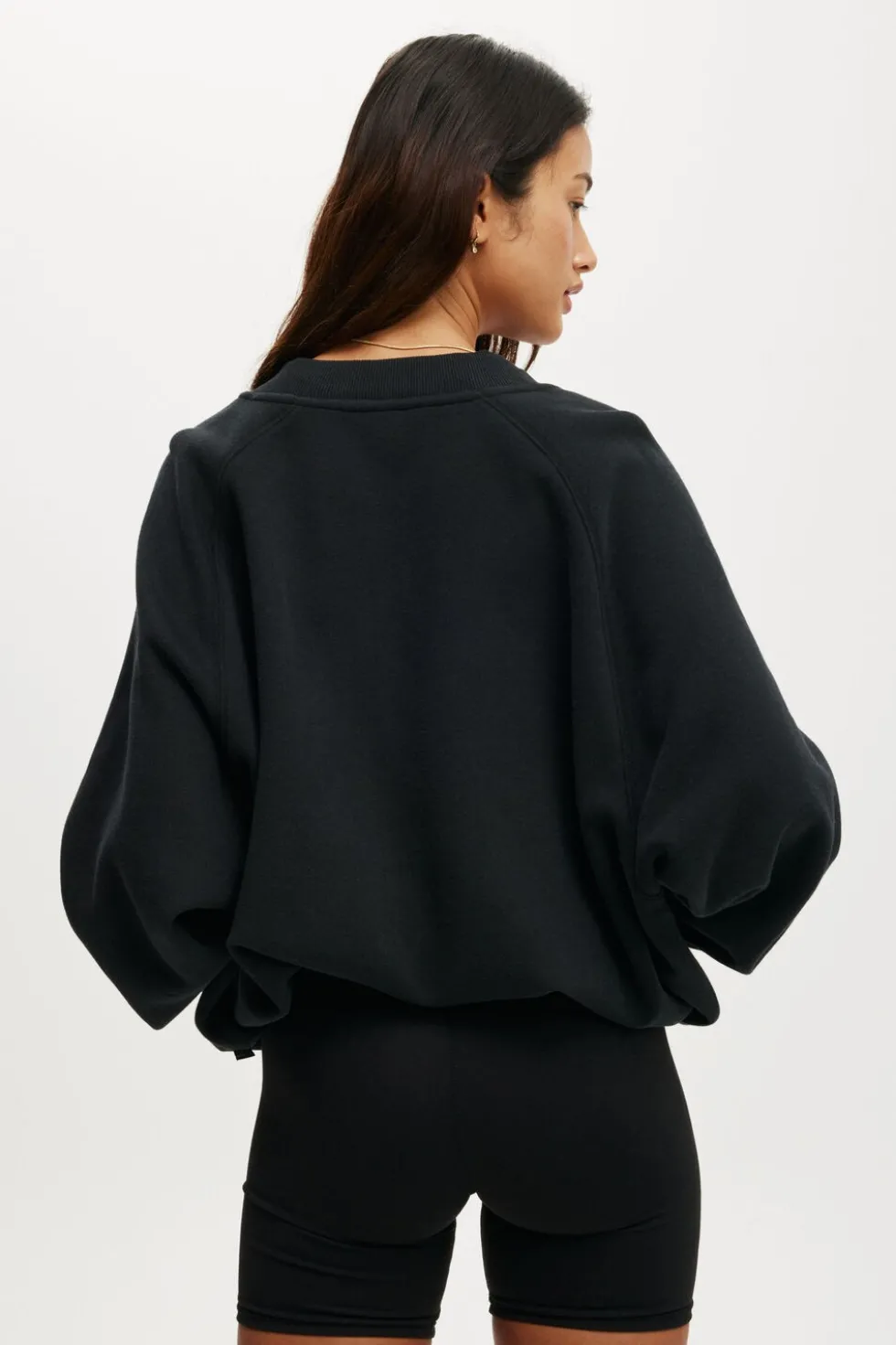 Plush Zip Through Bomber
